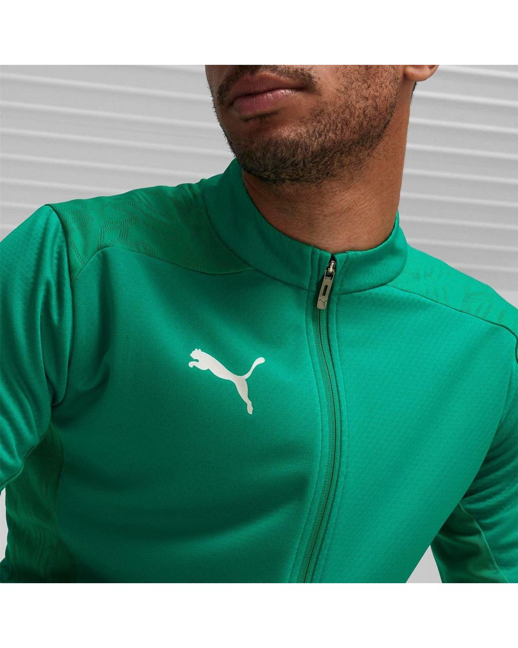 PUMA Green Training Jacket for men