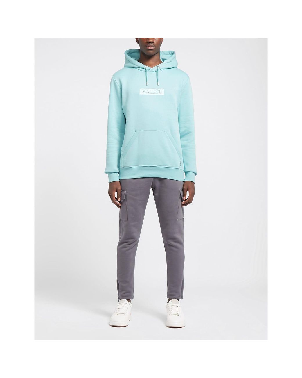 Mallet Jasper Box Hoodie in Blue for Men Lyst UK