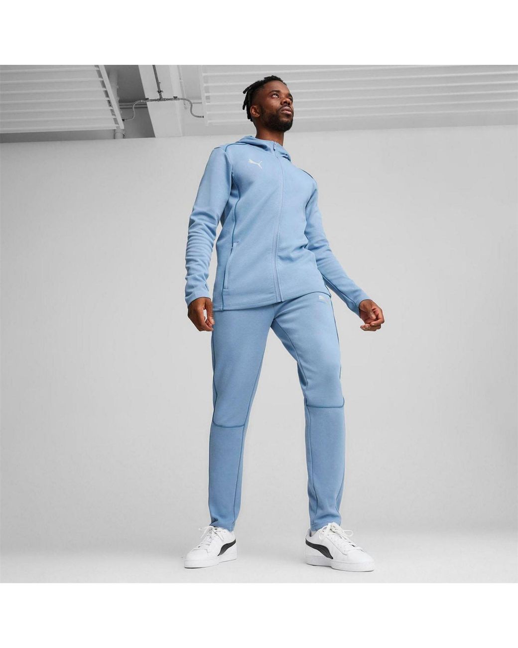 PUMA Blue Casuals Hooded Jacket for men