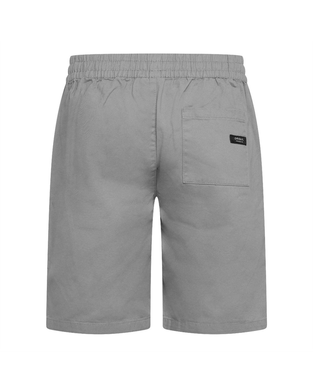 Crosshatch Gray Blansmoore Solid Bermuda Shorts With Elasticated Waistband for men