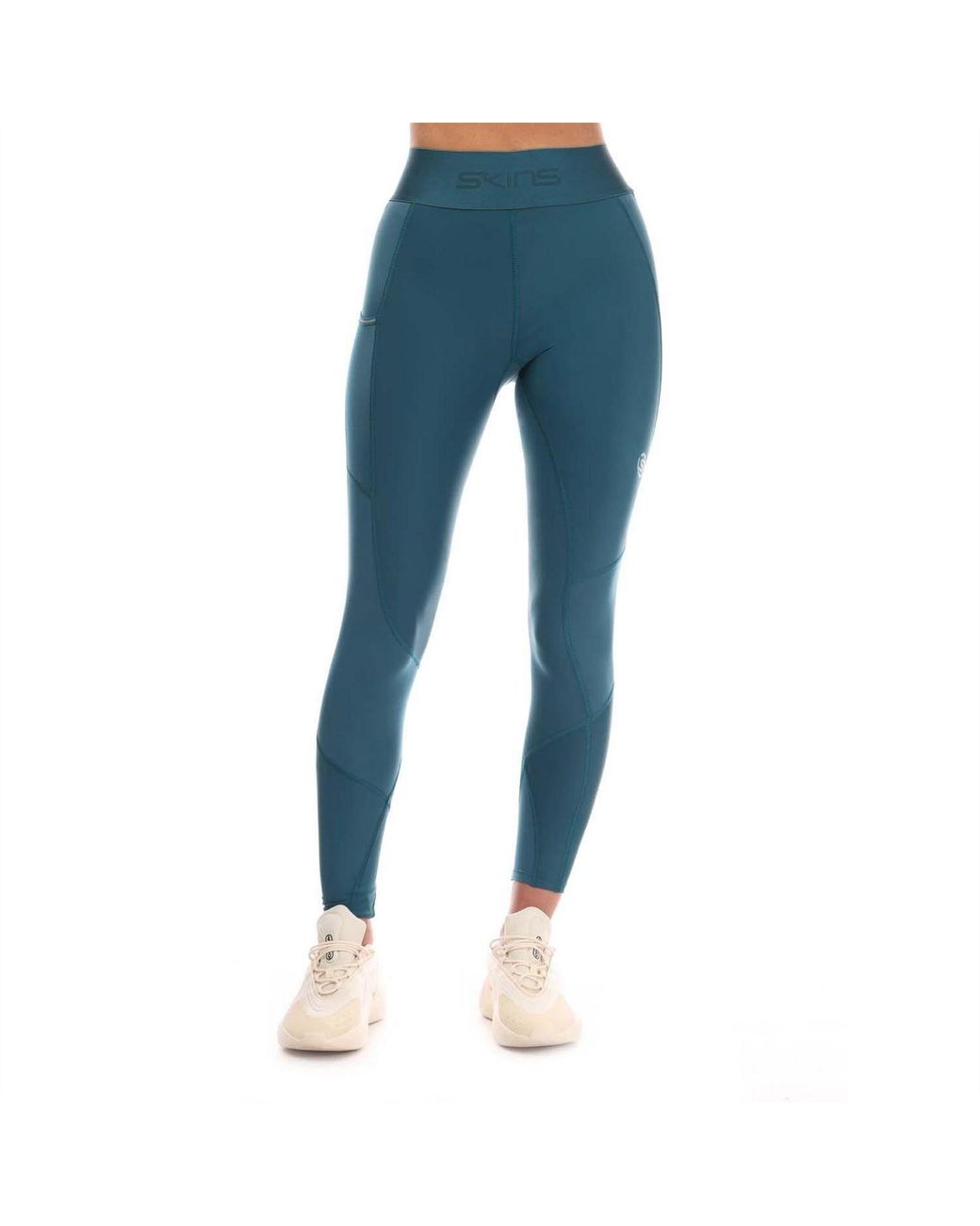 Skins Blue 3 Long Tights