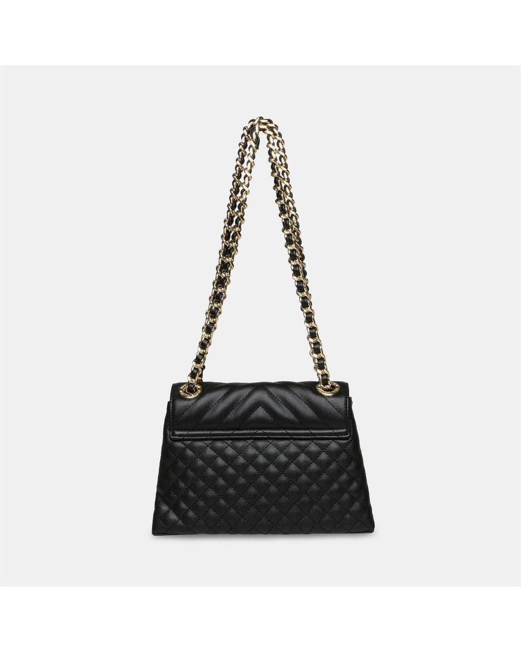 Steve Madden Black Bvolt 2 Textured Trapezoid Cross Body Bag