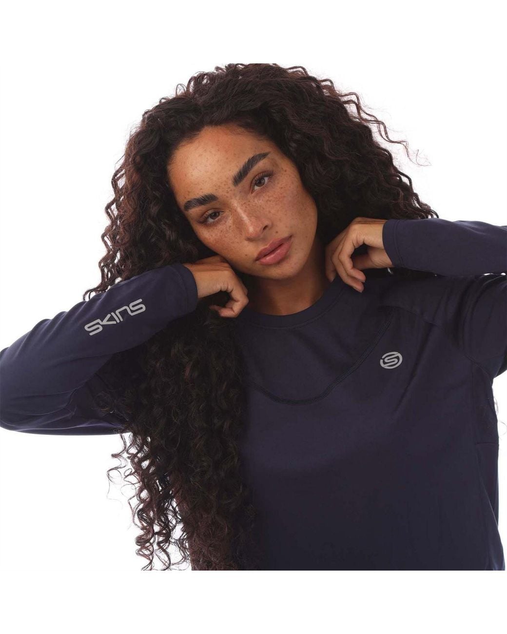 Skins Blue 3 Long Sleeve T Shirt