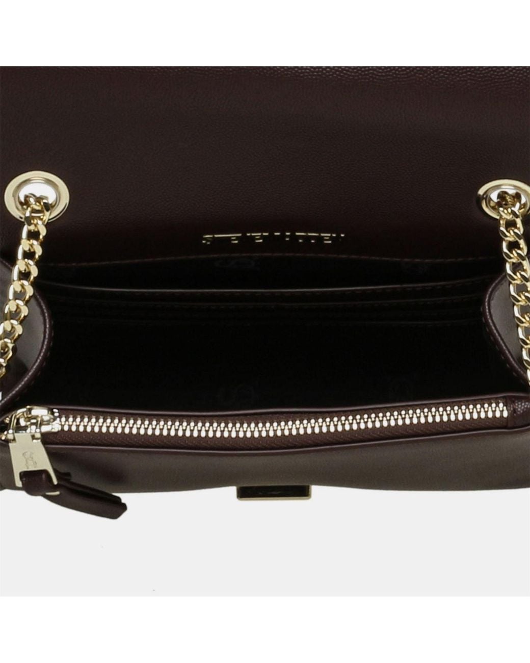 Steve Madden Brown Bramone Cross Body Bag With Chain And Hardware