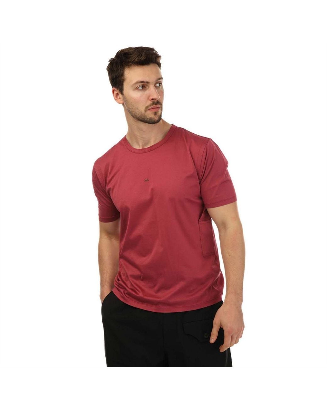C P Company Red No Gravity T Shirt for men