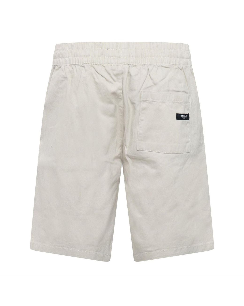 Crosshatch Gray Blansmoore Solid Bermuda Shorts With Elasticated Waistband for men