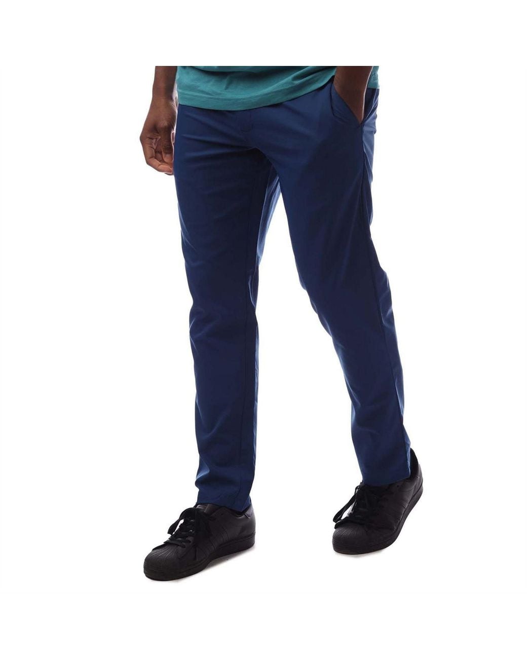 Farah Blue Golf Trousers for men