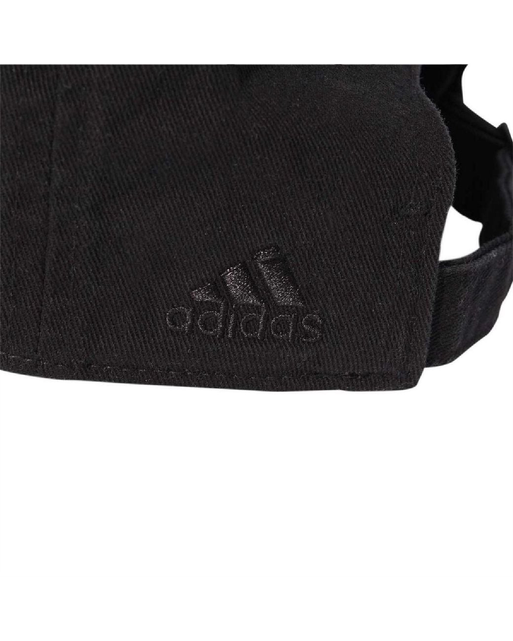 Adidas Black Dad Cap Logo Embroidered Adjustable for men