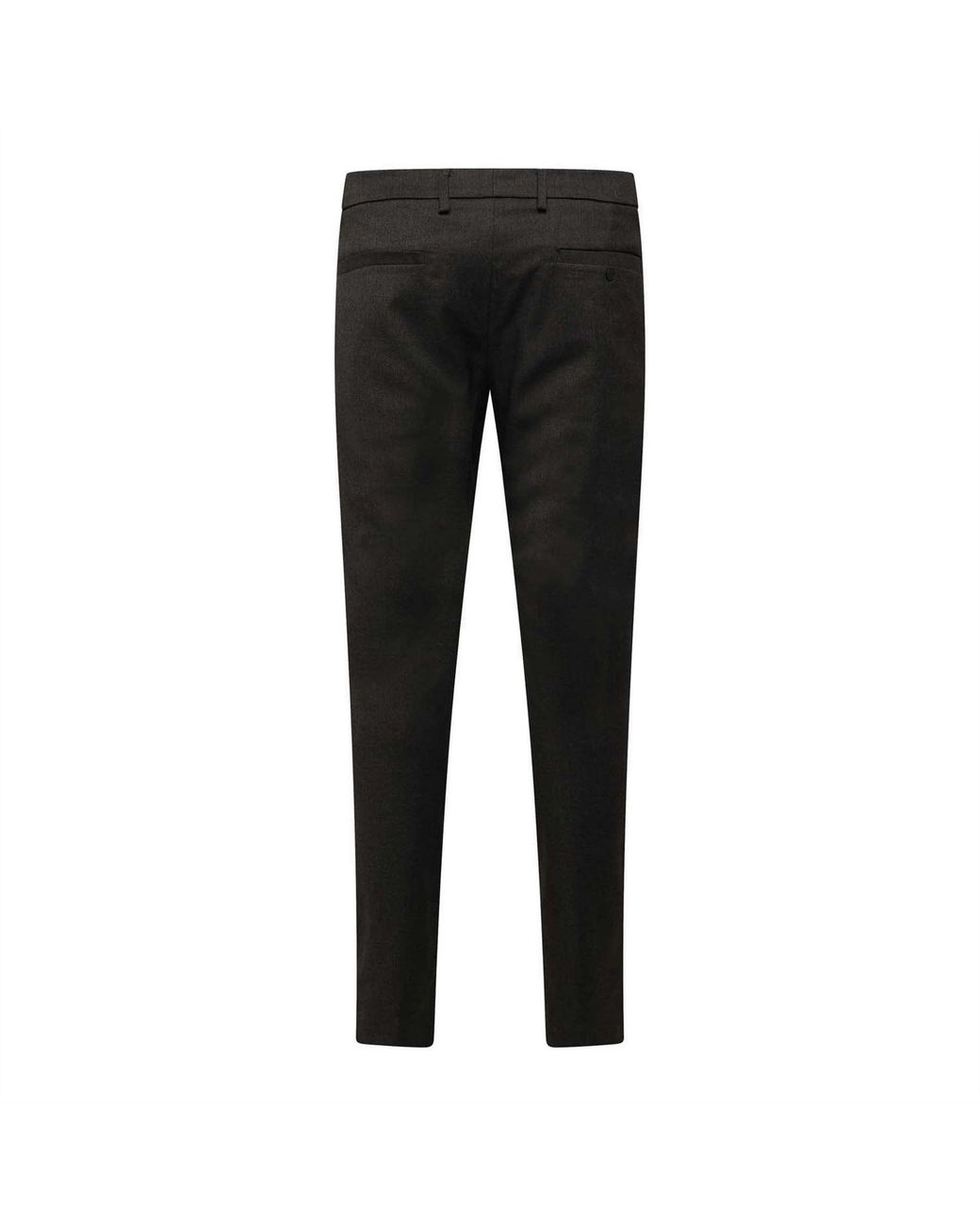 Replay Black Slim-Fit Straight Leg Trousers for men