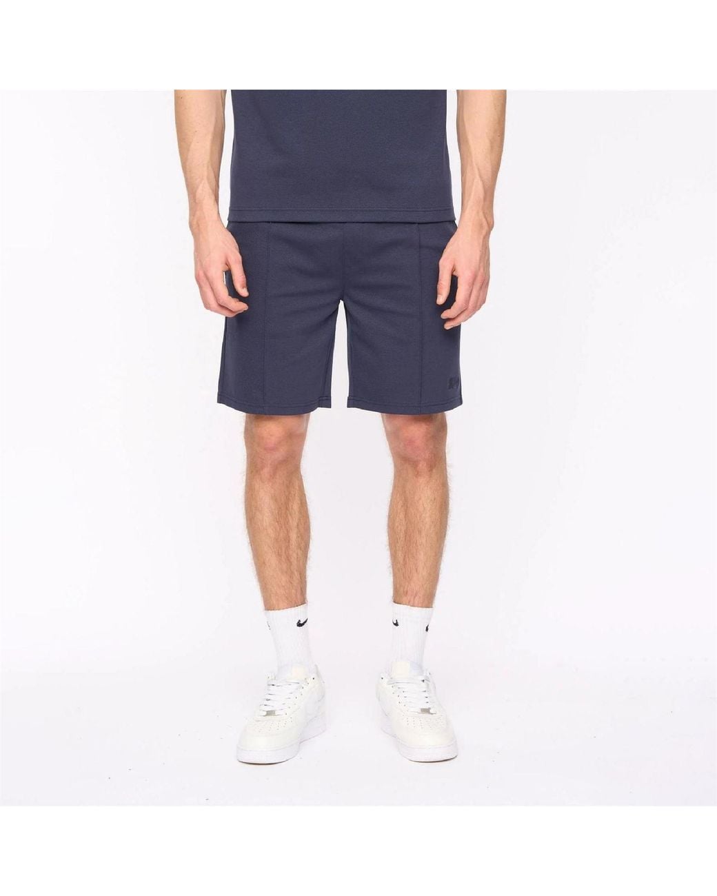 Duck and Cover Blue Sherborn Shorts for men