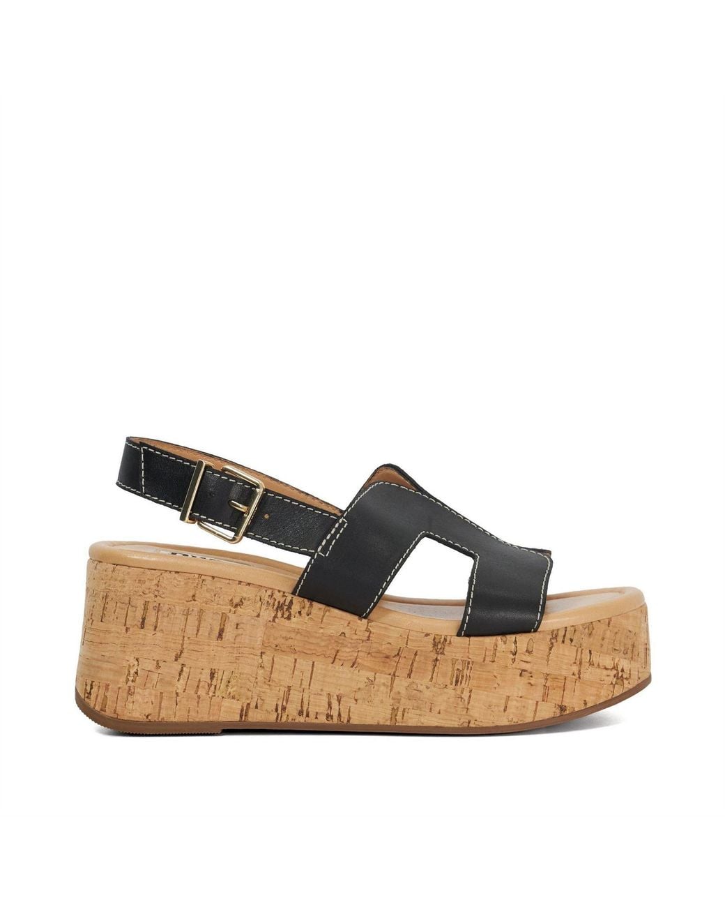 Dune Blue Lo Kouper Platform Sandals 3 (36)