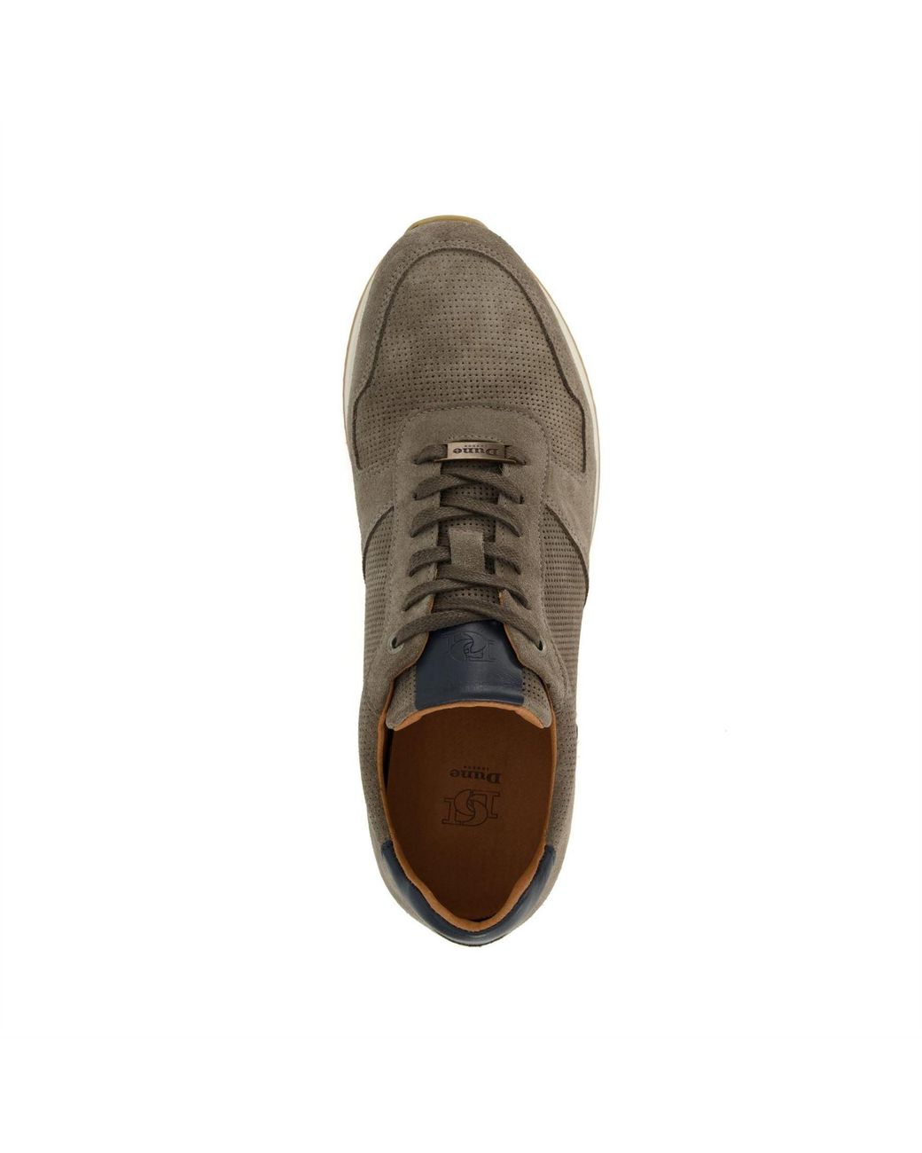 Dune Brown Trilogy Low-Top Trainers for men