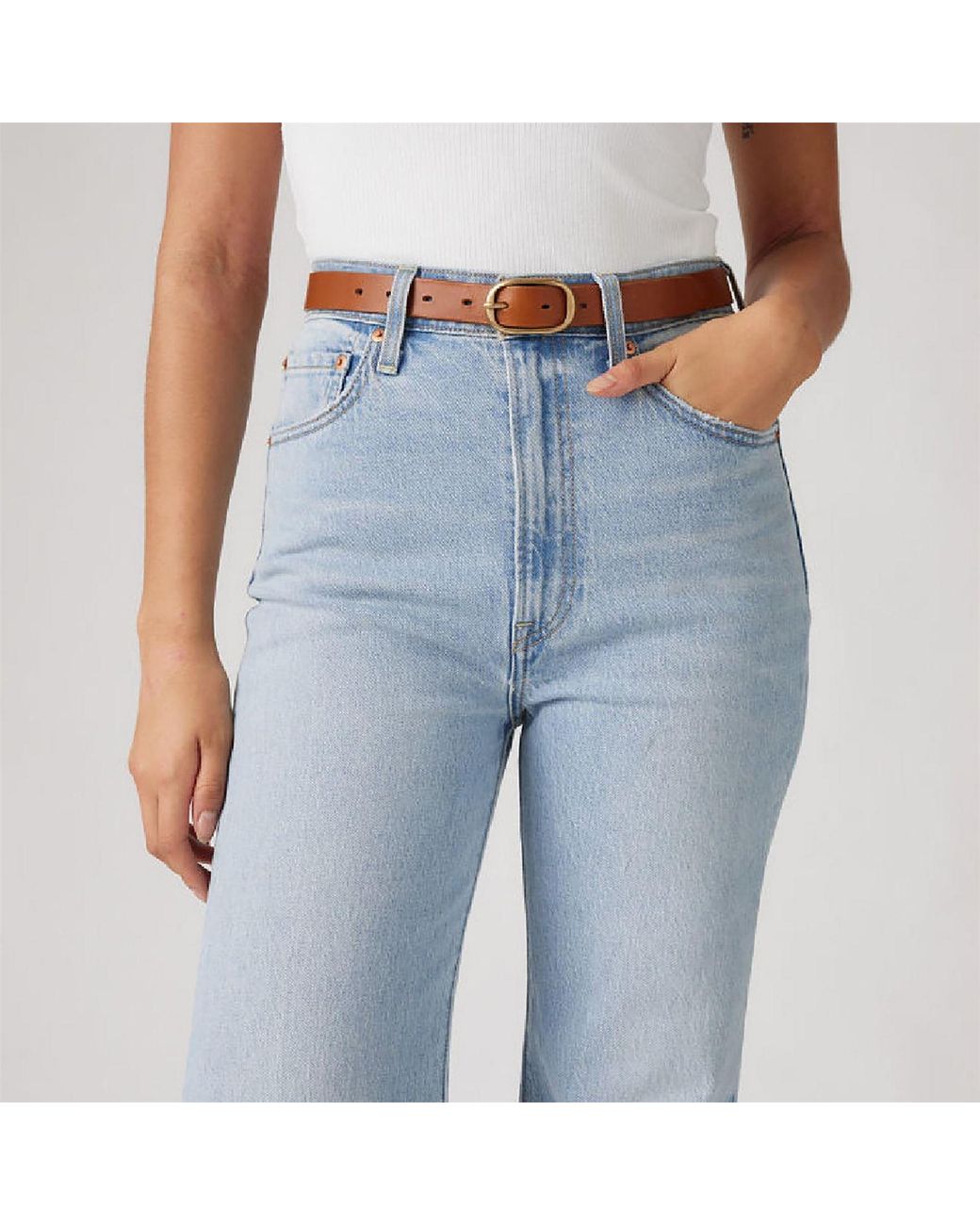 Levi's Brown Charlies Leather Belt