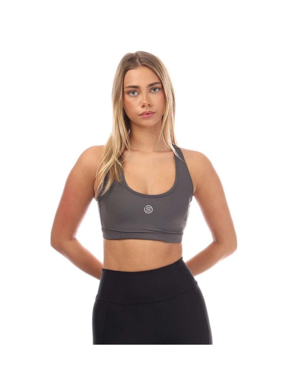 Skins Blue 3 Active Bra