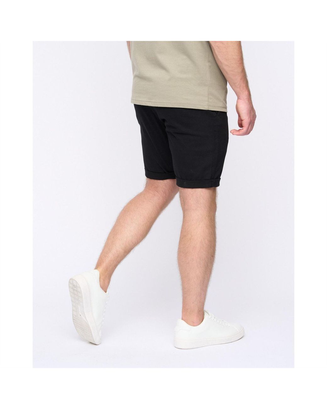Duck and Cover Natural Moreshore Chino Shorts for men