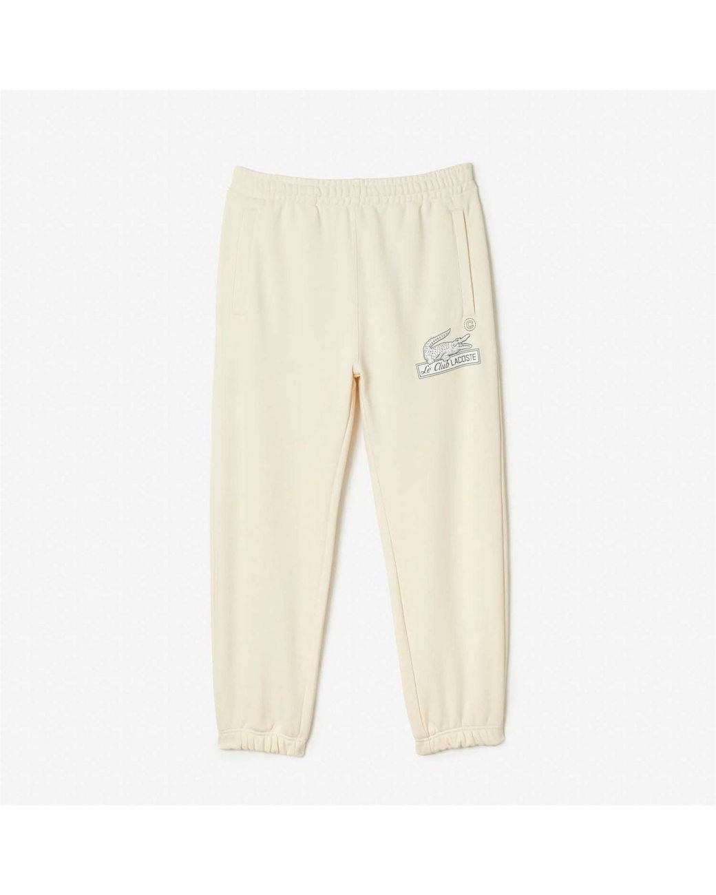 Lacoste Blue Cotton Track Pants for men