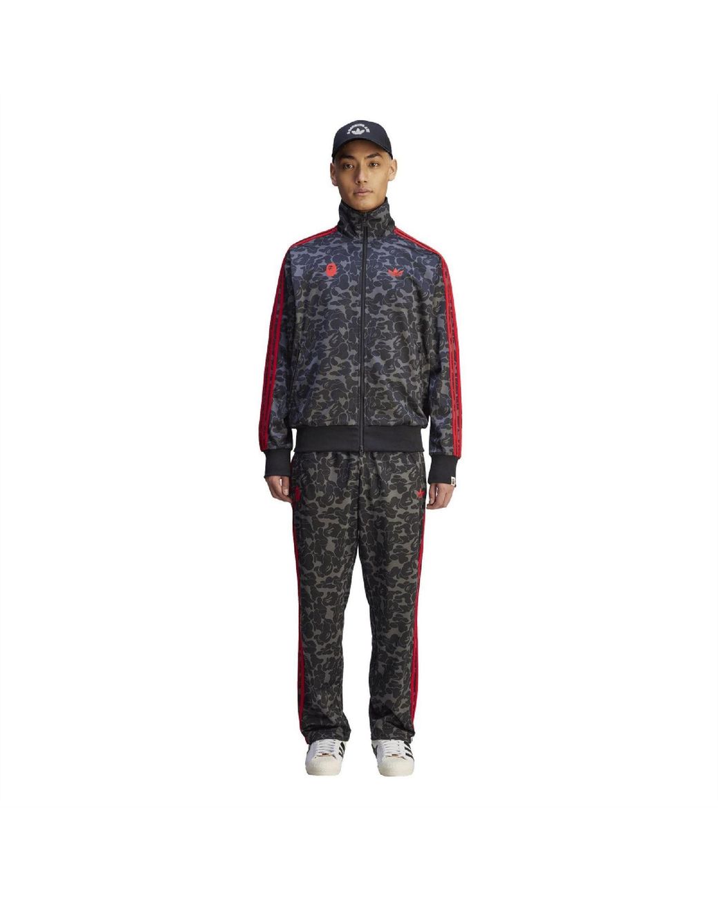 Adidas Originals Gray Firebird Trackpant for men