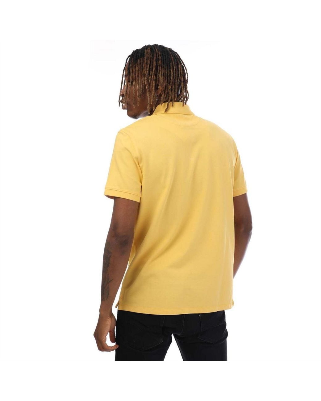 Timberland Yellow Millers River Pique Polo Shirt for men