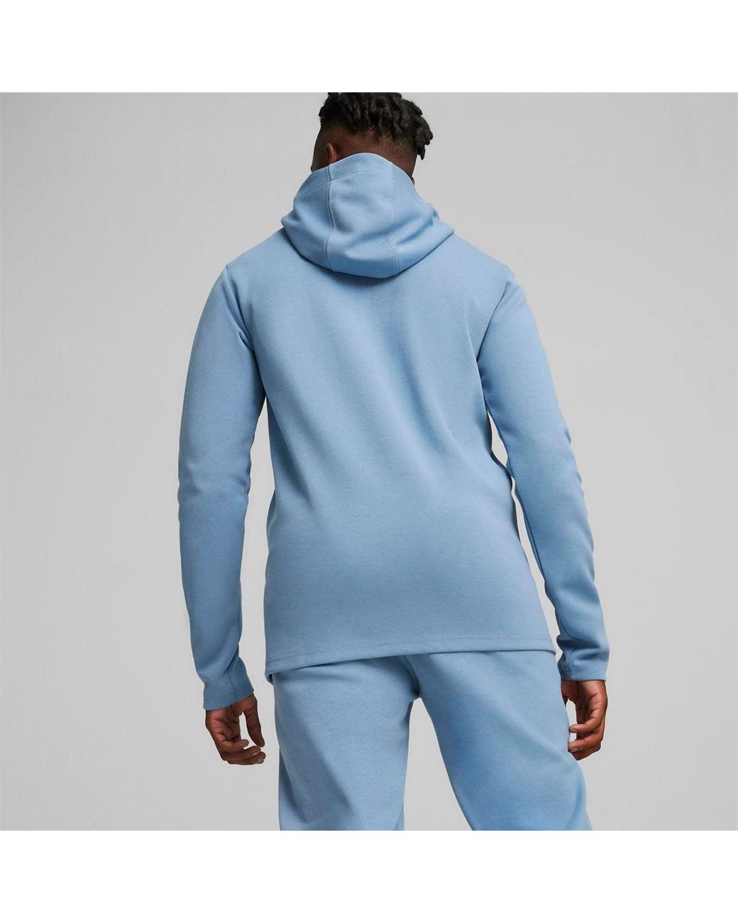 PUMA Blue Casuals Hooded Jacket for men