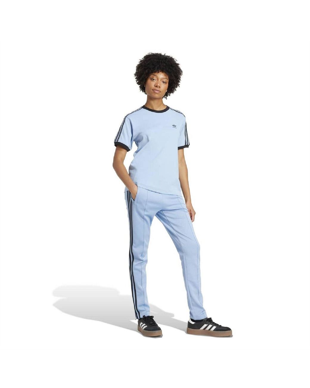 Adidas Originals Blue Crew Neck Short Sleeve Jersey T-Shirt 8 (Xs)