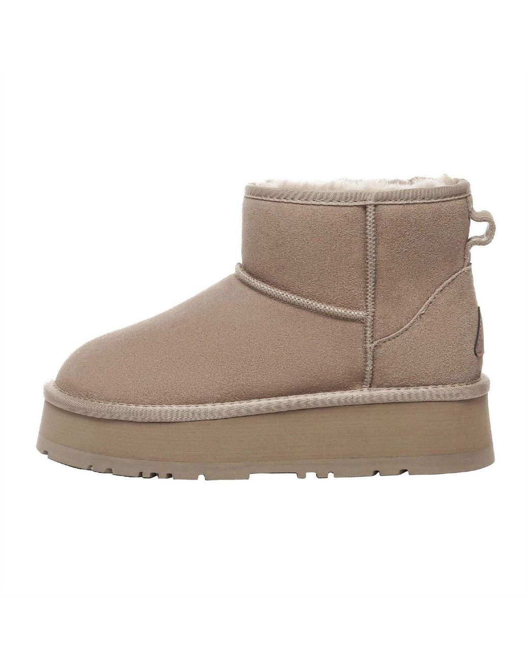 EVER AU Brown Mini Classic Platform Boots