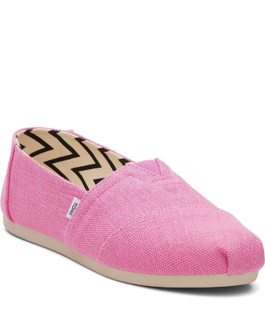 TOMS Pink Alpargata Classic Espadrilles Size 5.5
