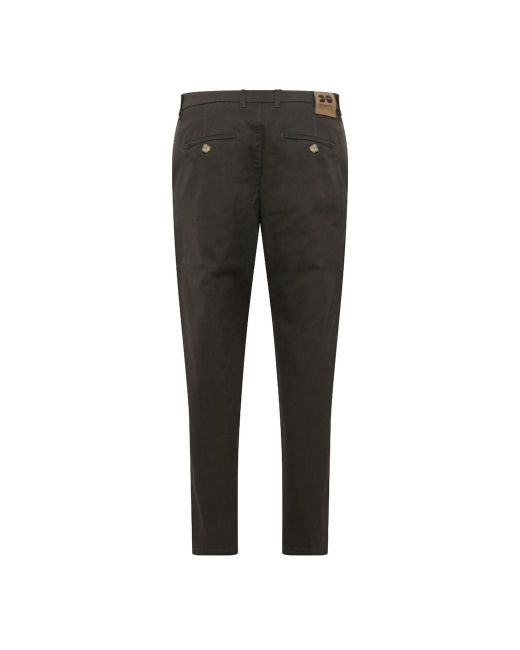 Crosshatch White Roysden Solid Patterned Straight Chinos for men