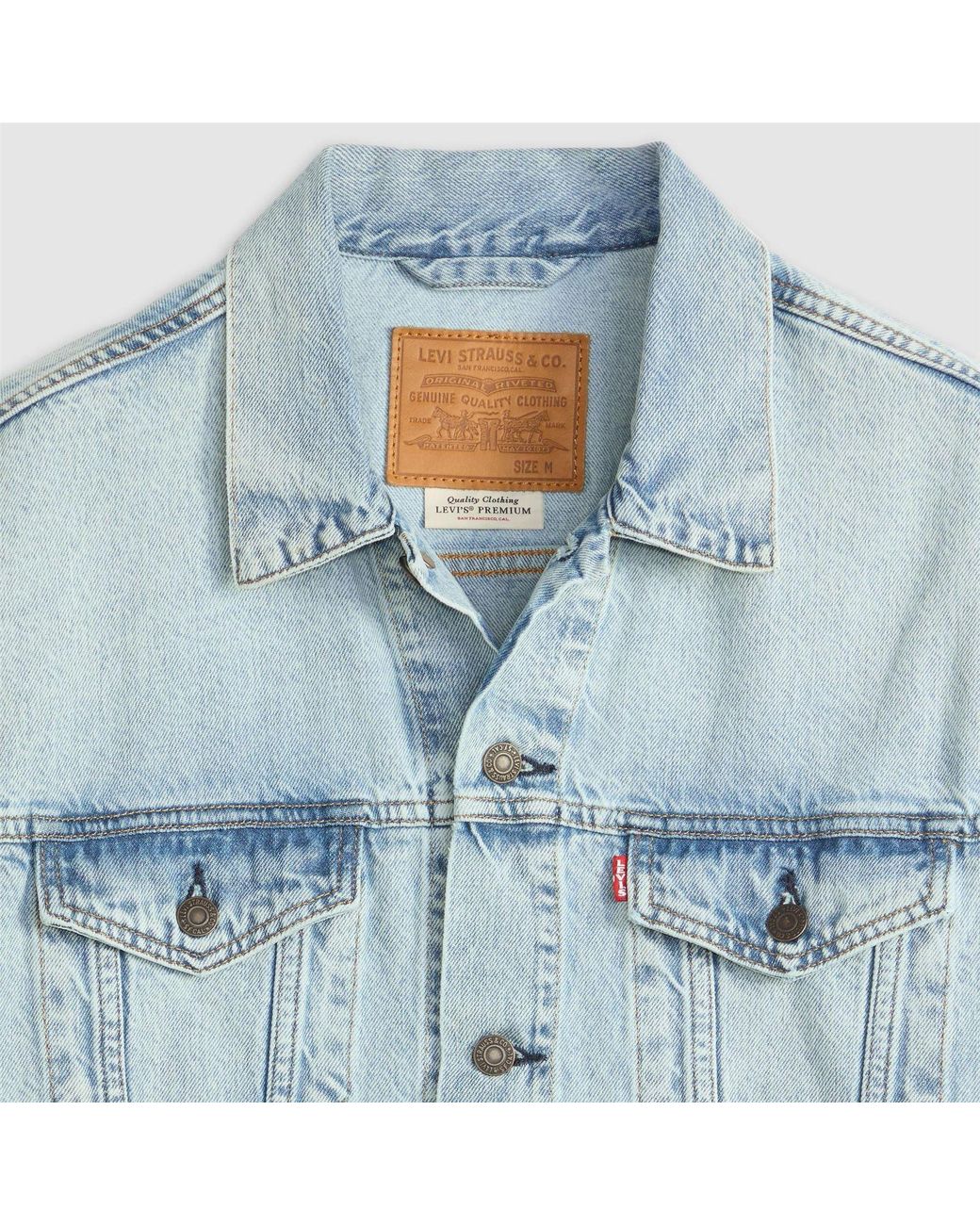 Levi's Blue Relaxed Fit Trucker Brightside for men