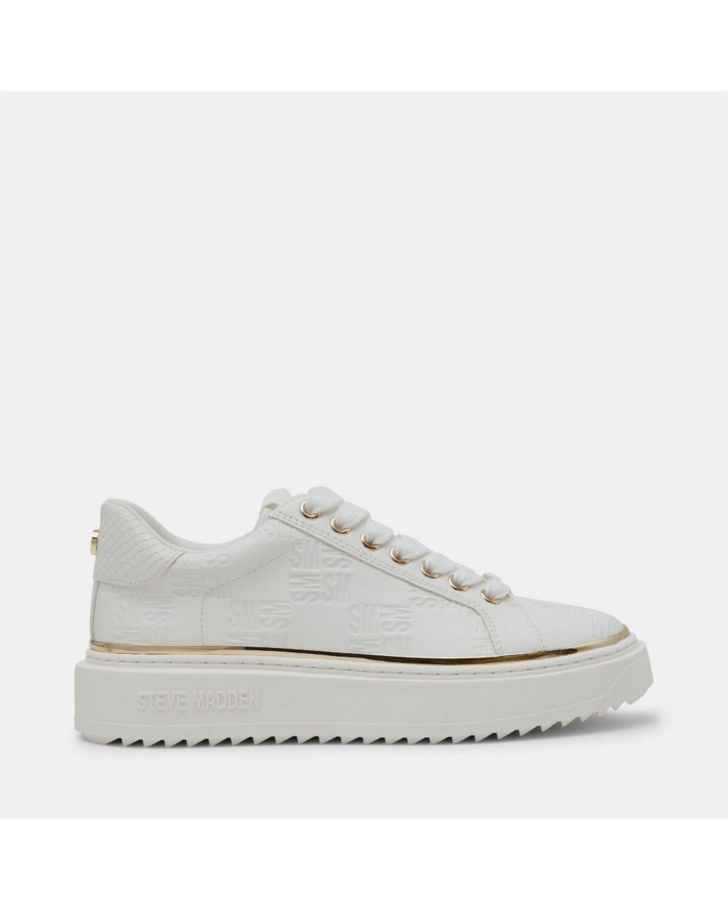 Steve Madden White On-Stage 2.0 Low-Top Trainers