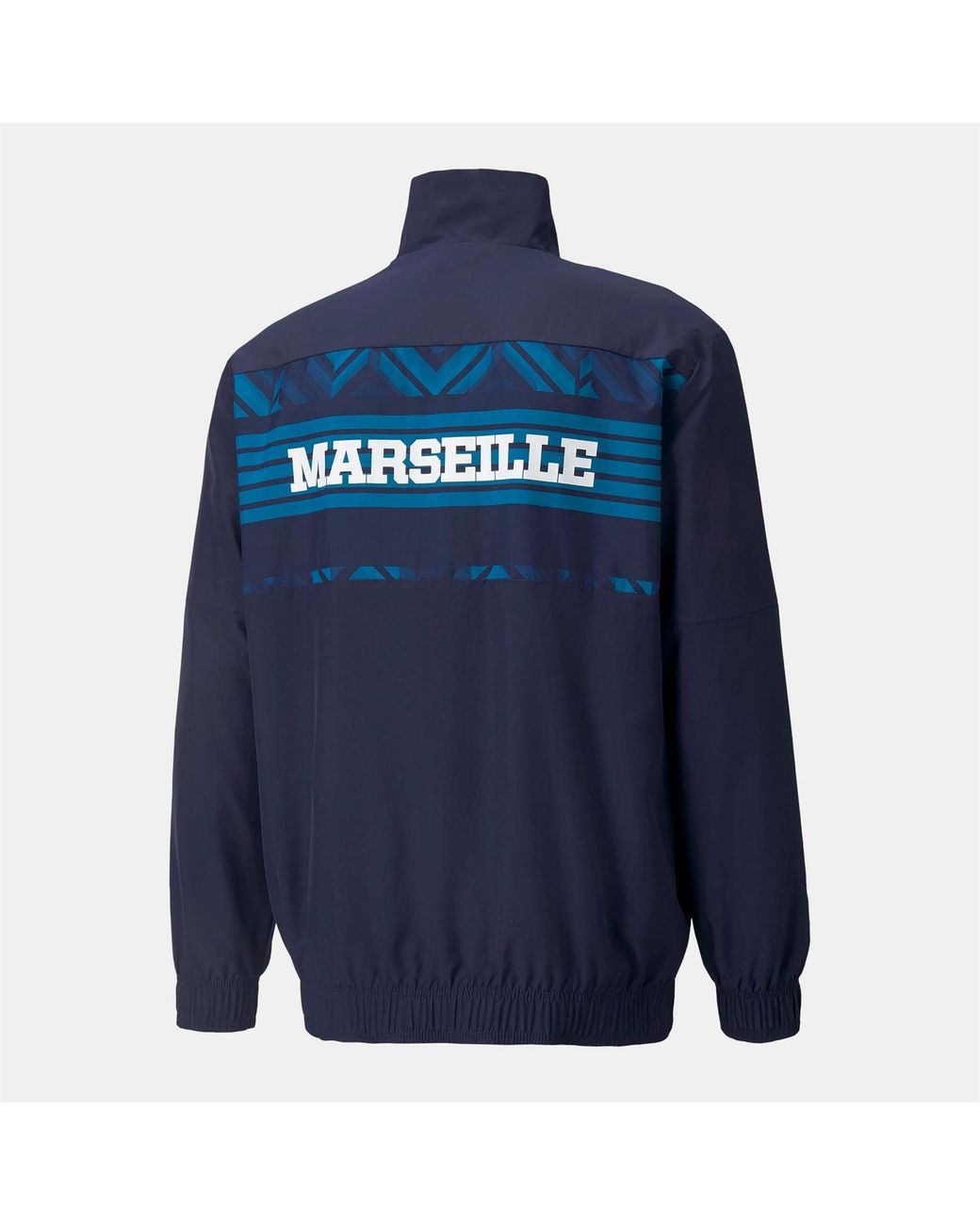 PUMA Blue De Marsille Fc Prematch Jacket for men