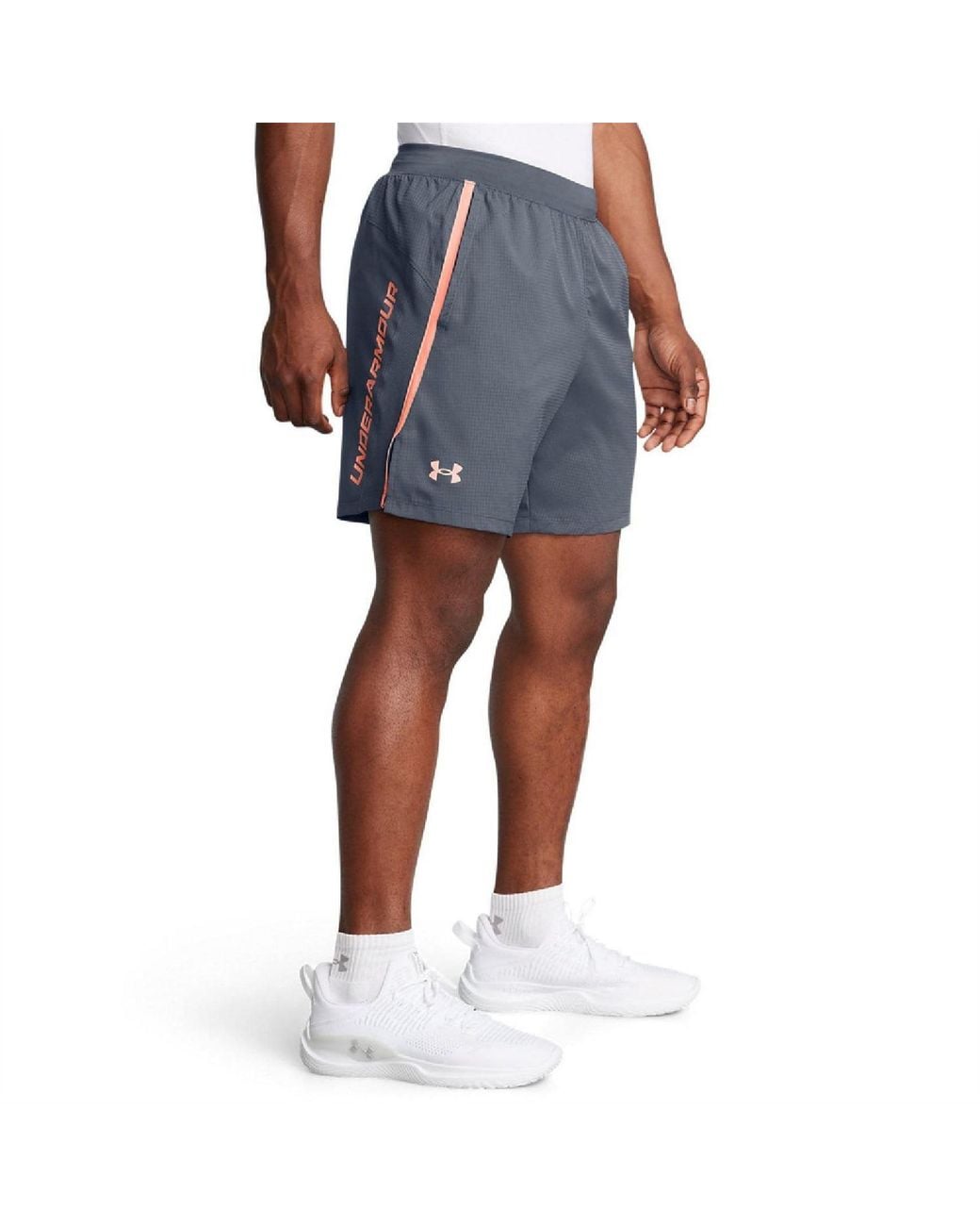 Under Armour Blue Texture Shorts for men