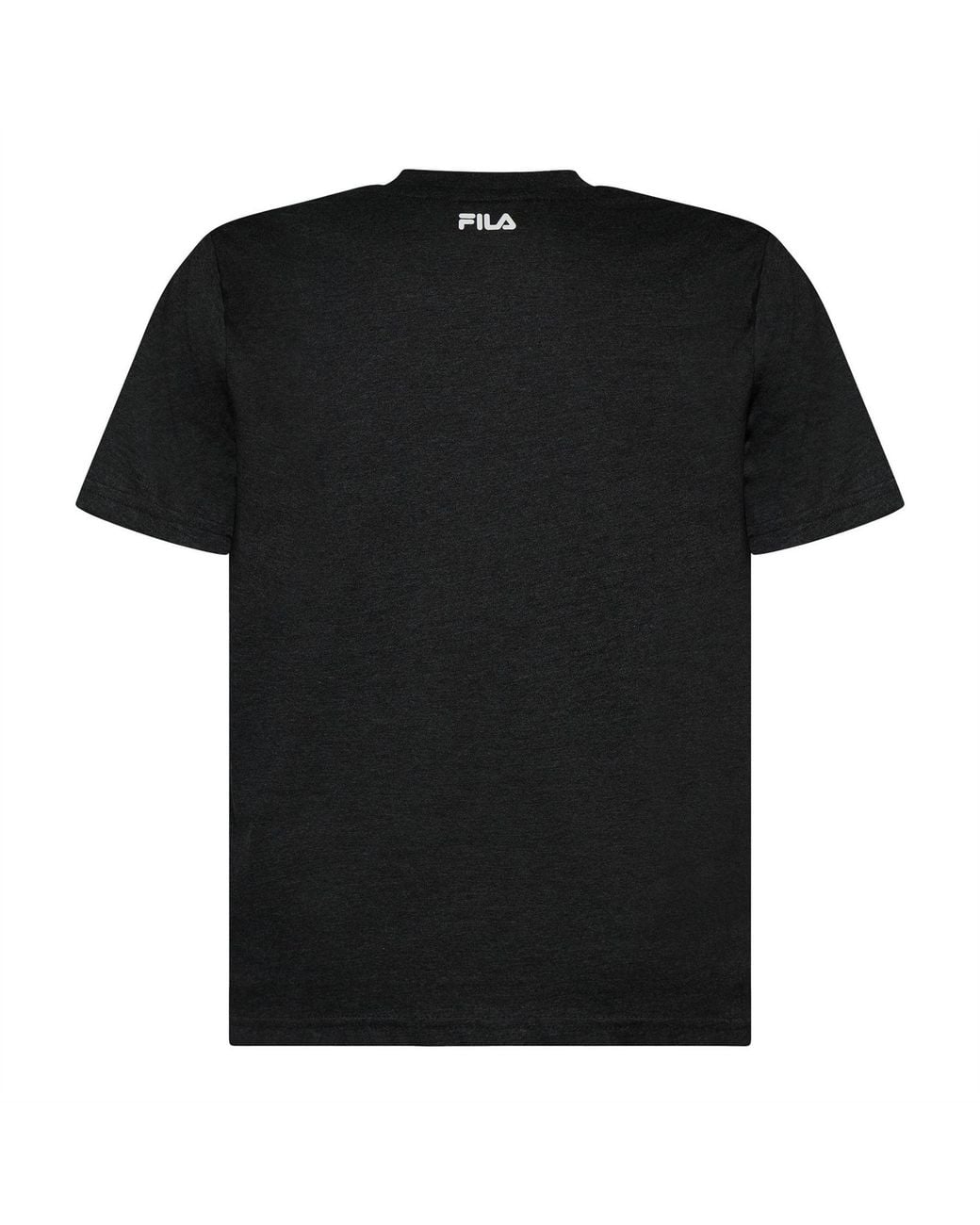 Fila Black Harrison Wordmark Crew Neck Jersey T-Shirt for men
