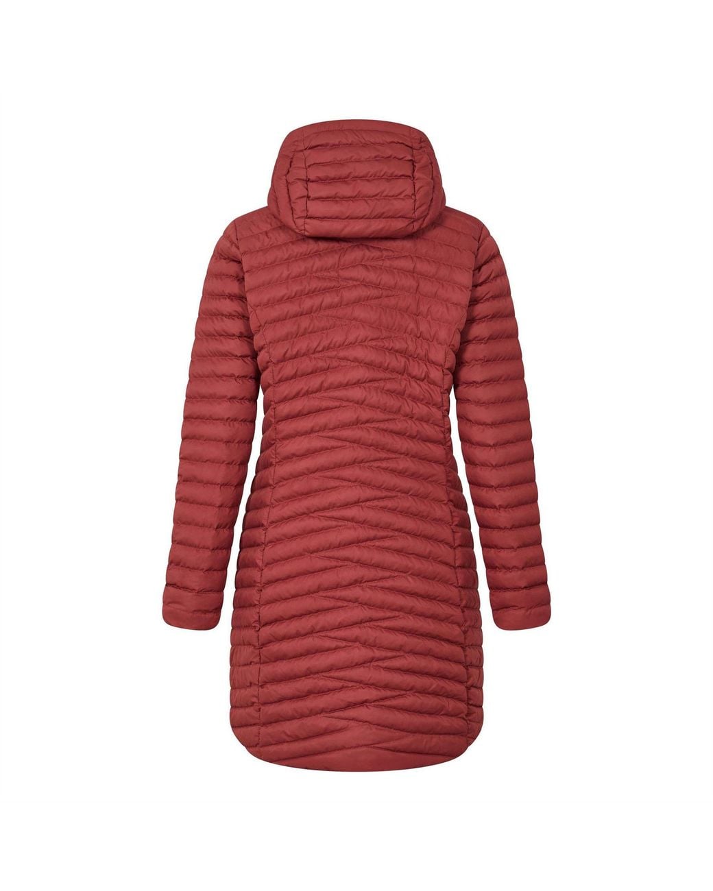Berghaus Red Nula Solid Patterned Hooded Puffer Jacket With Woven Cuff 6 (2Xs)