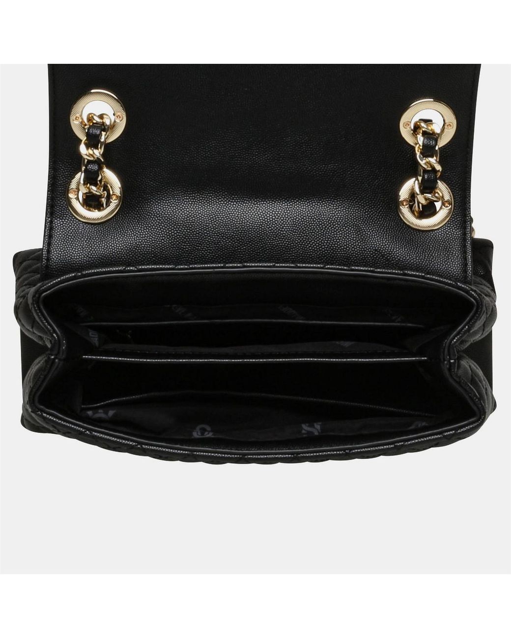 Steve Madden Black Bvolt 2 Textured Trapezoid Cross Body Bag