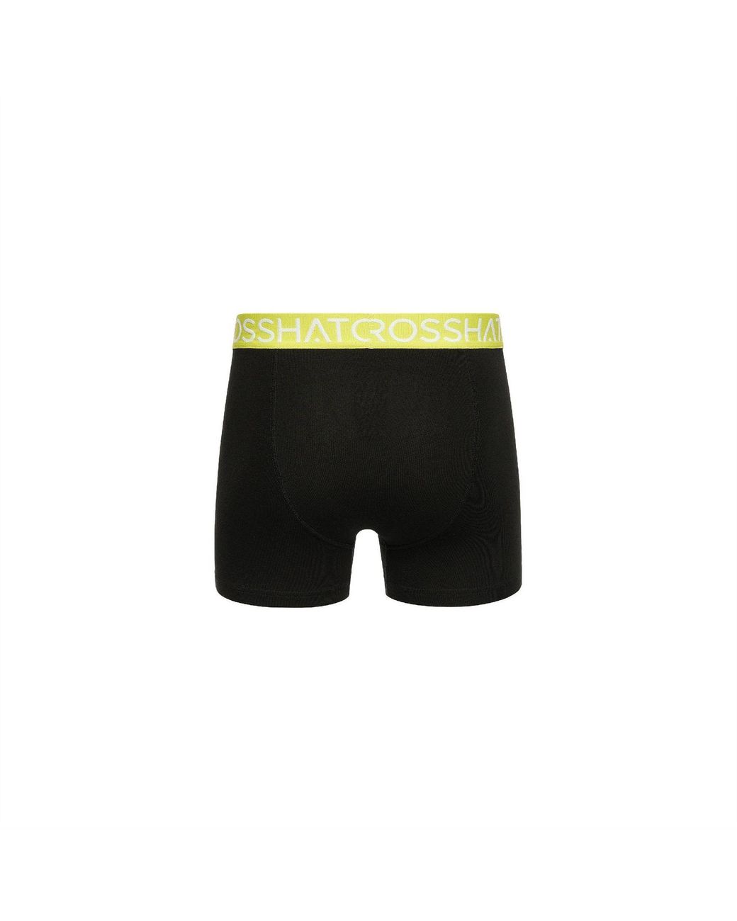 Crosshatch Yellow Crystaline Geometric Patterned Boxer Brief for men