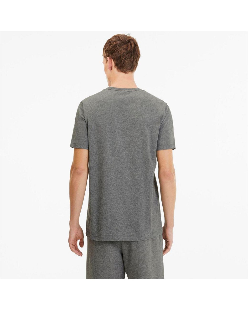 PUMA Gray 23 Casuals T Shirt for men