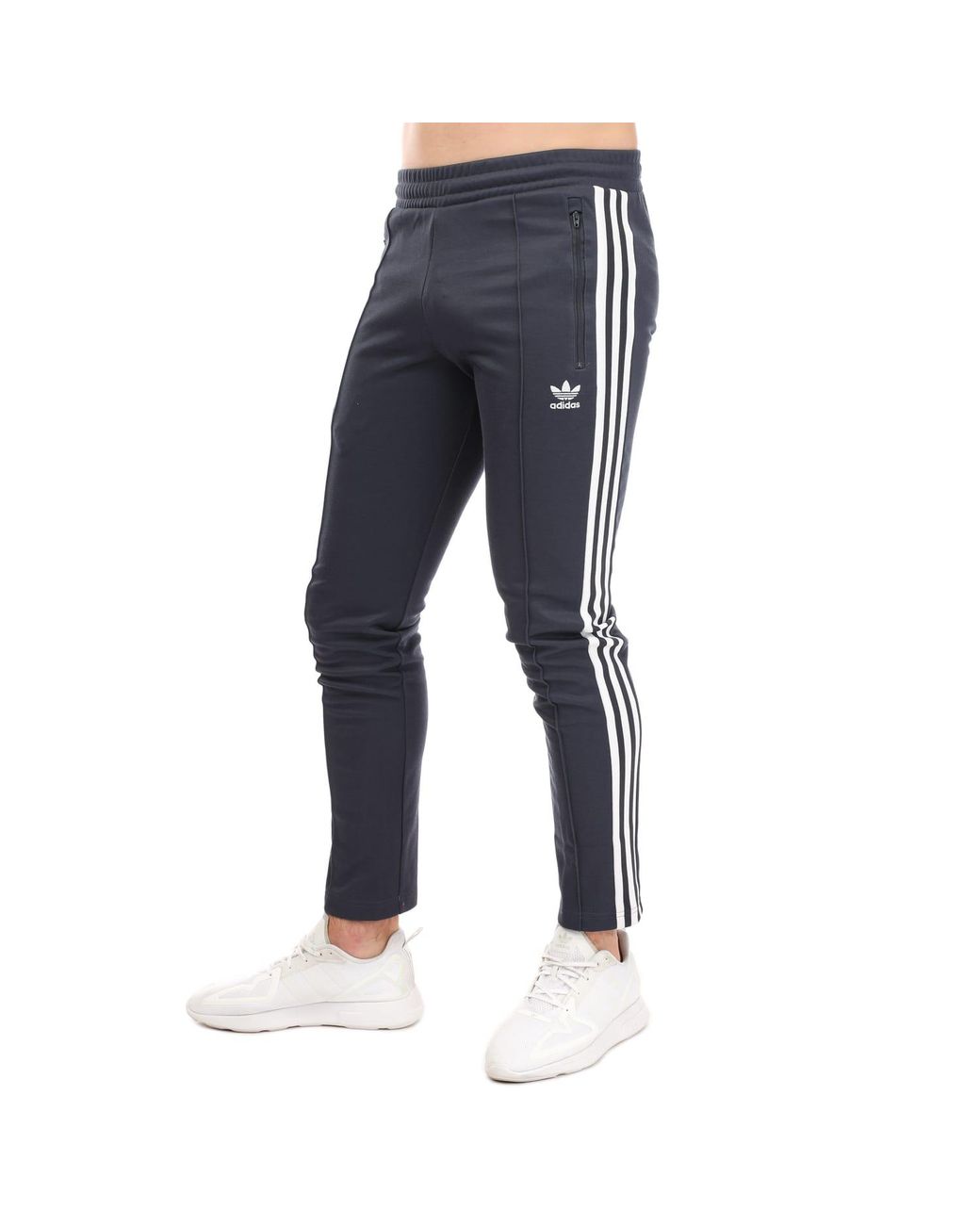 Adidas beckenbauer pants grey online