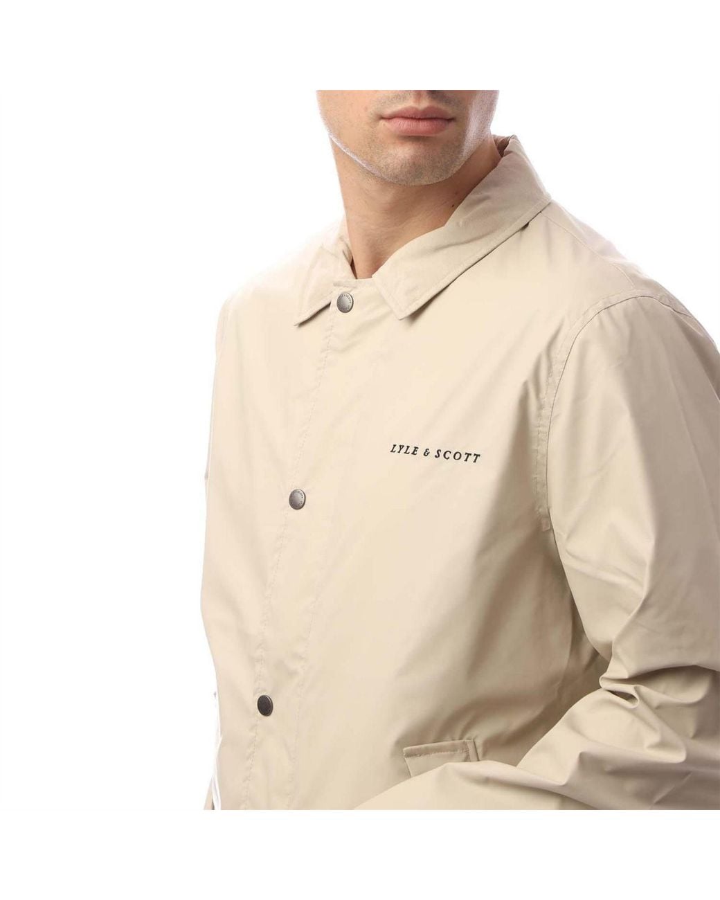 Lyle & Scott Natural Coach Jacket for men