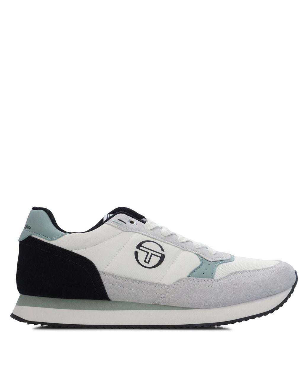 Sergio Tacchini Gray Monza Low Top Trainers With Logo Print 6.5 (40) for men