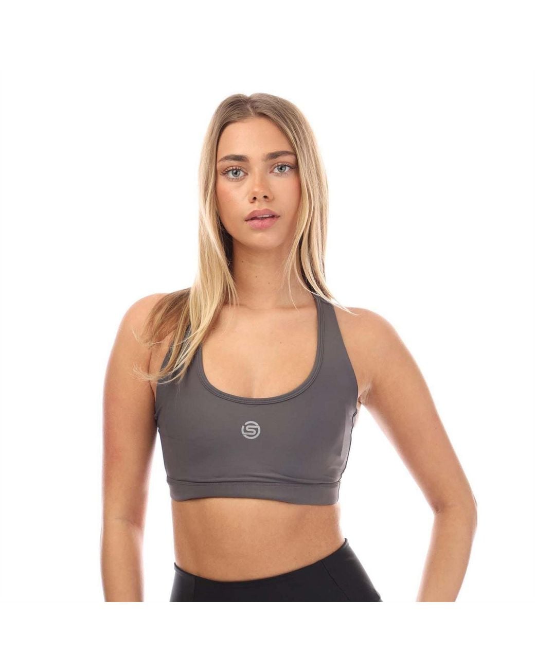 Skins Blue 3 Active Bra