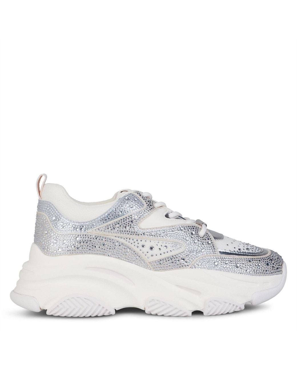 Steve Madden White Privy Trainer