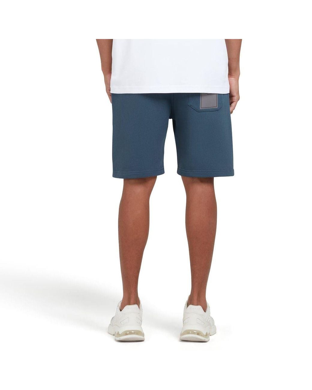 Mallet Blue Loopback Shorts for men