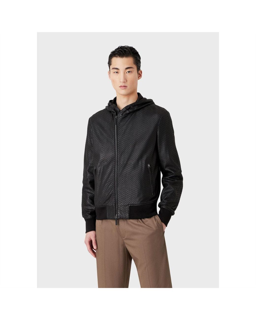 EA7 Black Jacket for men