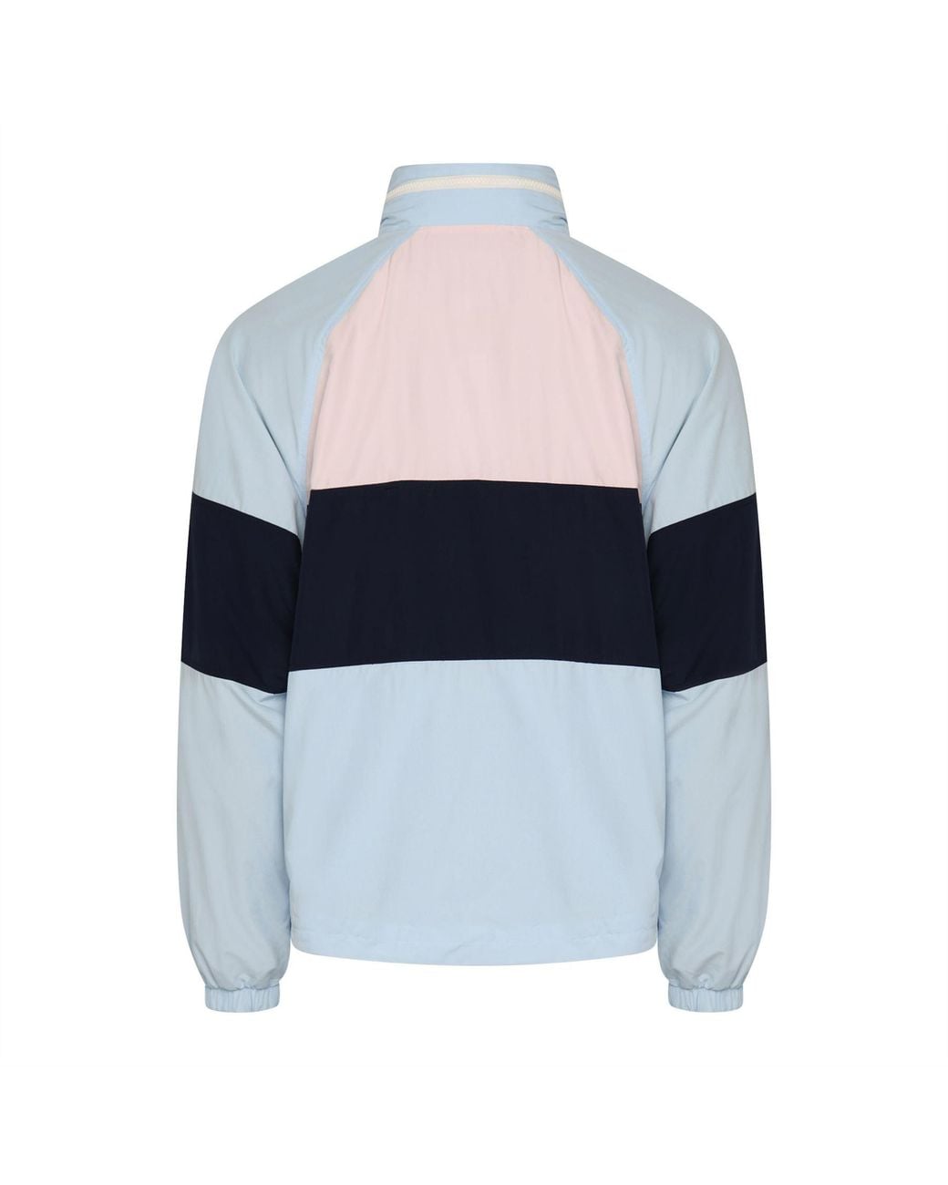 Lacoste Blue Water-Repellent Colour-Block Jacket for men