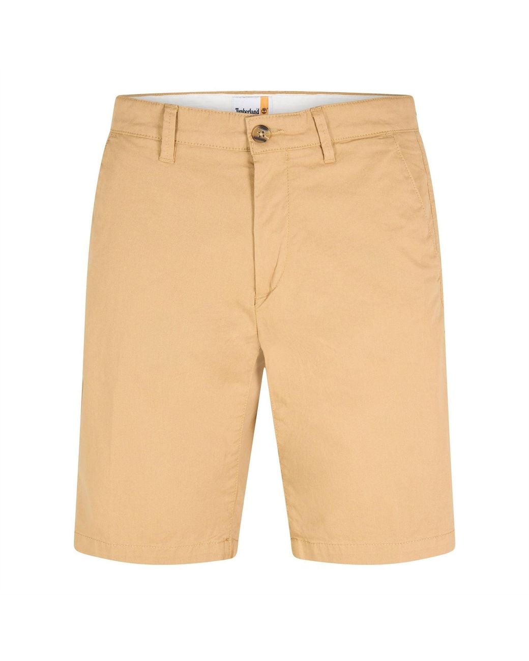 Timberland Natural Topsfield Twill Solid Chino Shorts for men