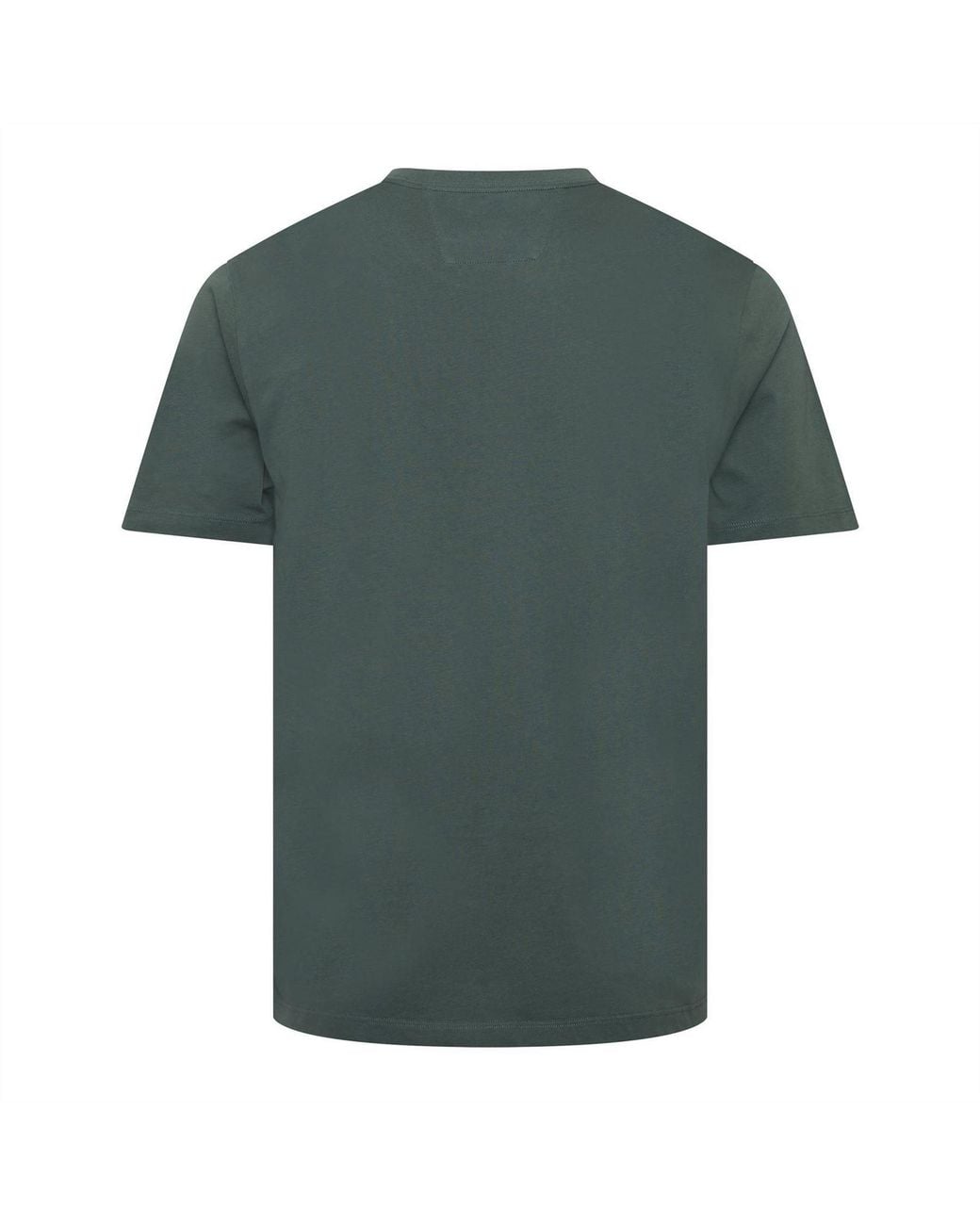 C P Company Green 1 Jersey Vertical Logo T Shirt for men