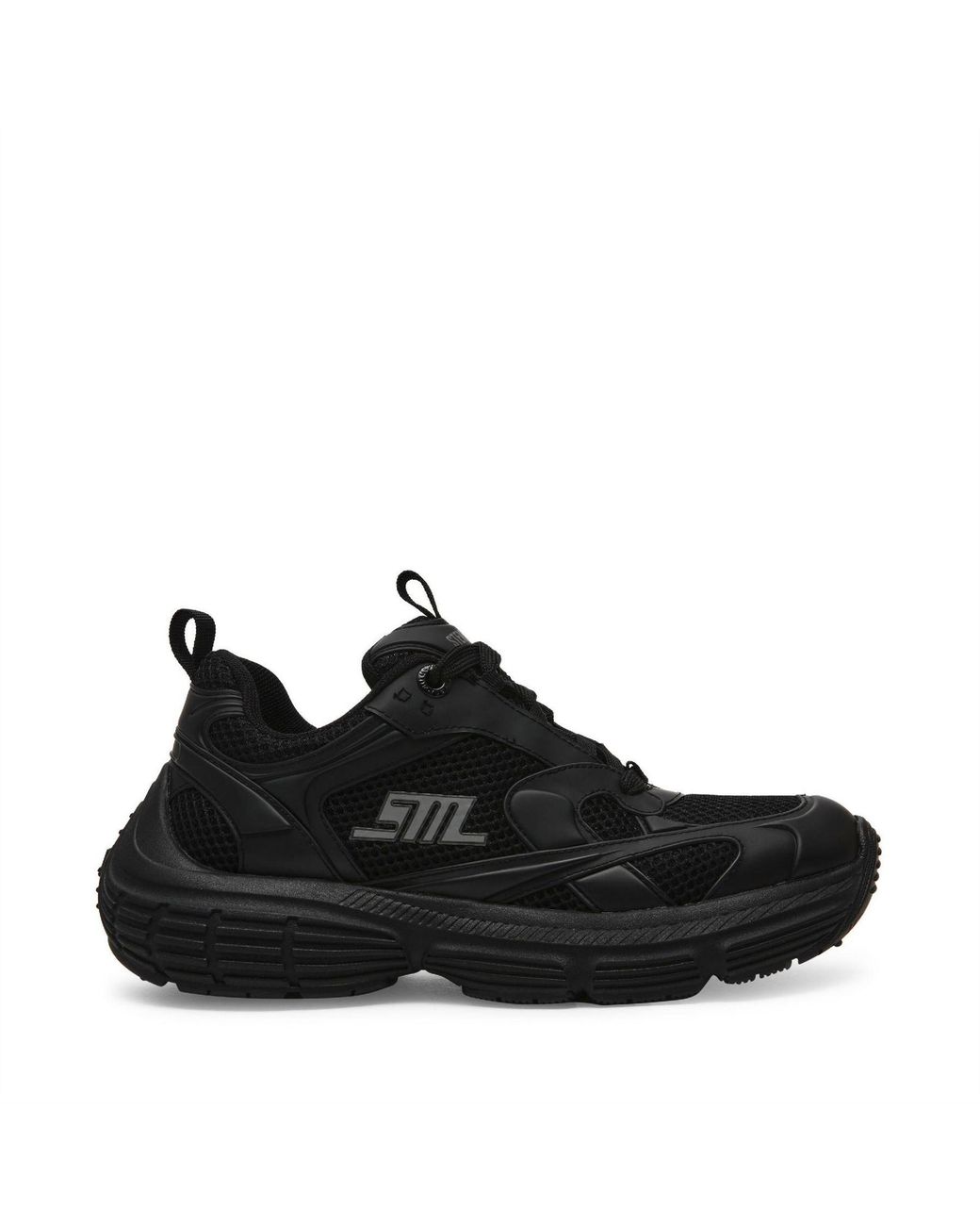 Steve Madden Black Power 1 Low-Top Trainers