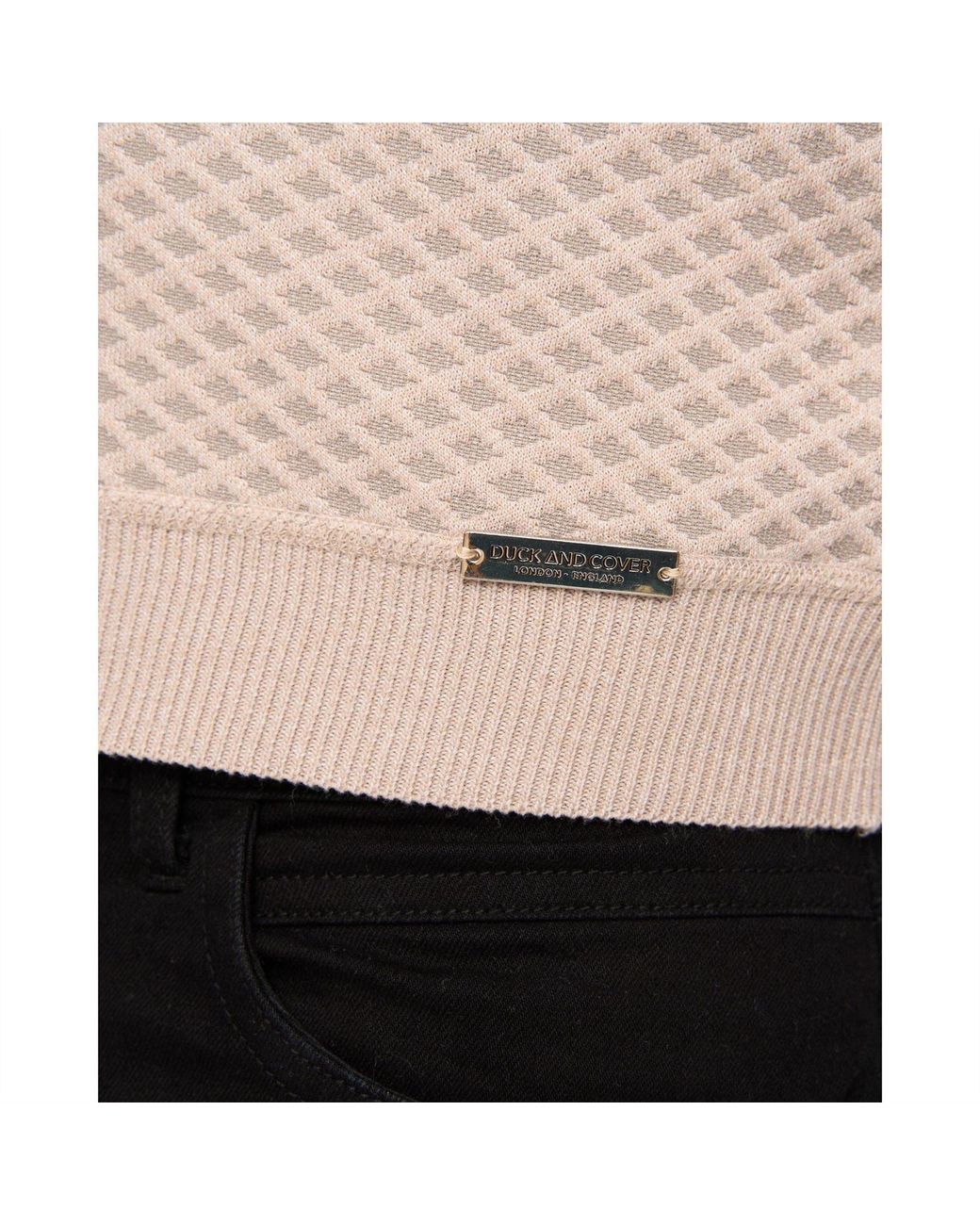 Duck and Cover Gray Morwin Polo Shr for men