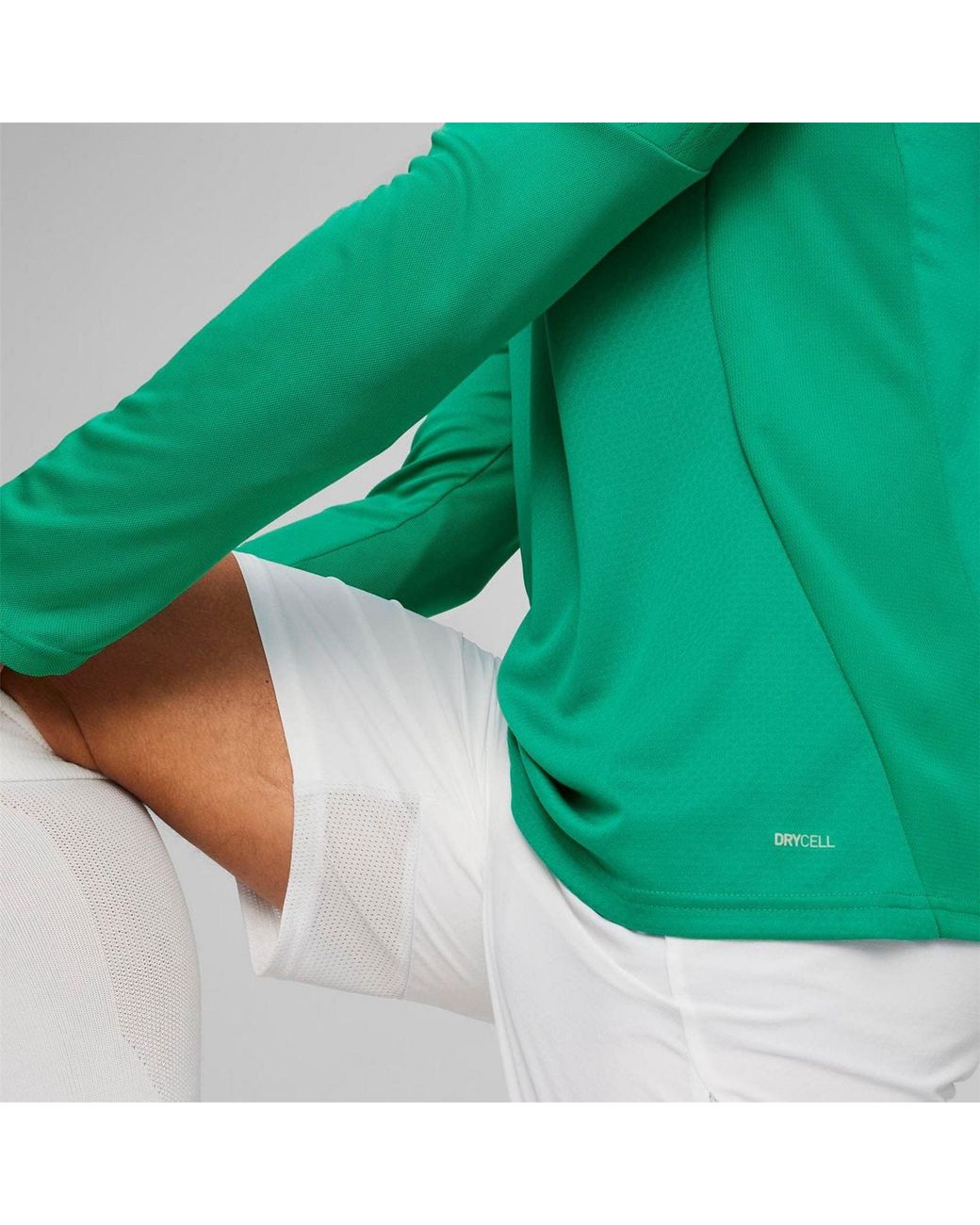 PUMA Green Training Quarter Zip Top for men
