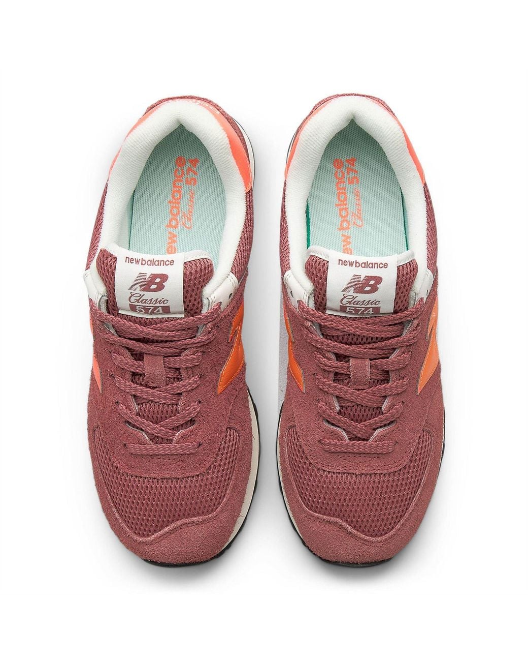 New Balance Red 574 Trainers 3.5 (36)